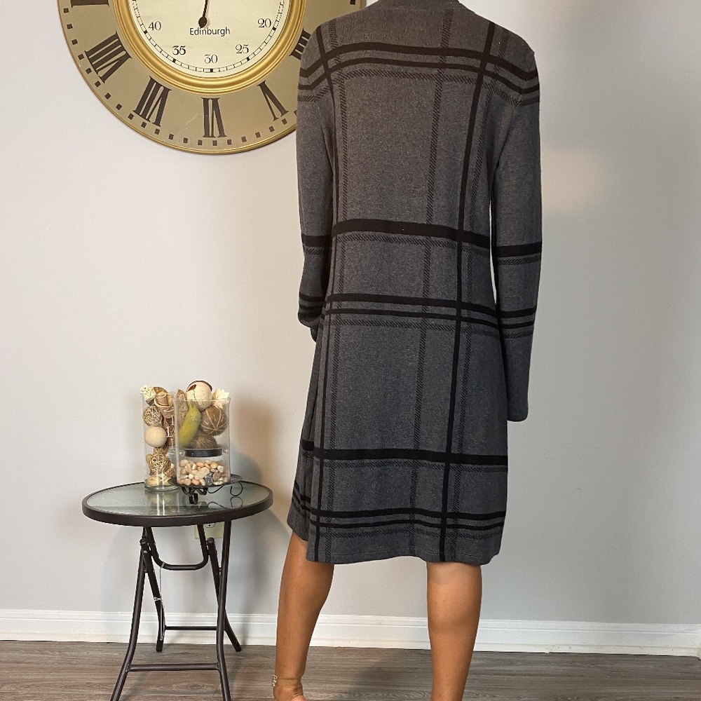 Style & Co Petite Plaid Sweater Dress - Picture 2 of 3